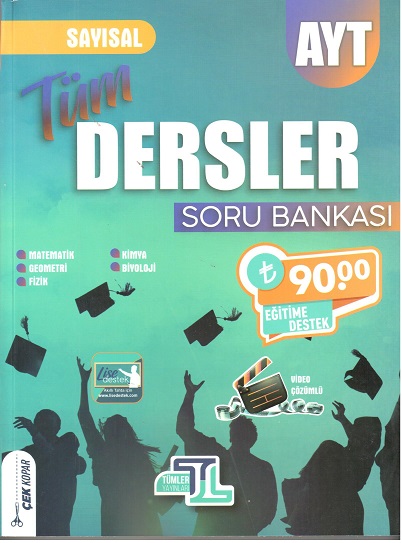 TÜMLER YKS AYT  SORU BANKASI SAYISAL - 2024