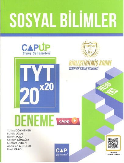 ÇAP UP TYT DENEME SOSYAL BİLİMLER (20+20) - 2024