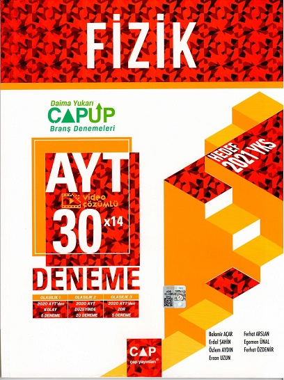 *ÇAP AYT UP DENEME FİZİK (30*14) - 2021