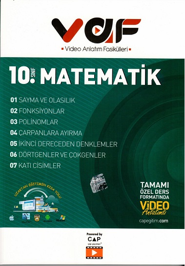 VAF 10.SINIF FASİKÜL MATEMATİK - 2022-23