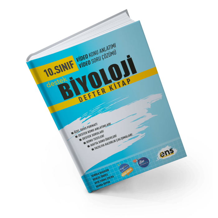 ENS 10.SINIF DEFTER KİTAP BİYOLOJİ - 2024-25