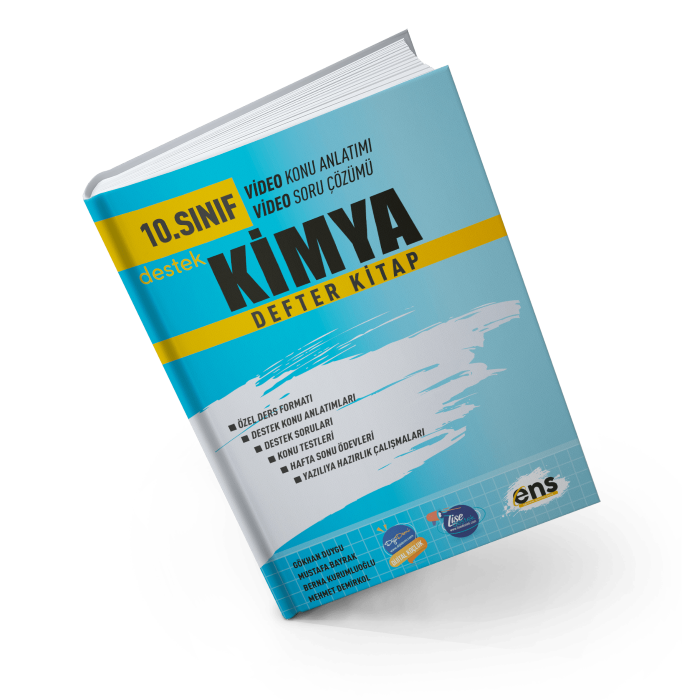 ENS 10.SINIF DEFTER KİTAP KİMYA - 2024-25