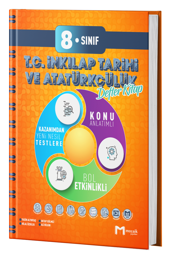 8.SINIF MOZAİK DEFTER İNKILAP TARİHİ - 2025-26