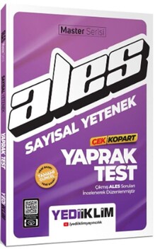 ALES SAYISAL YAPRAK TEST MASTER SER-2025
