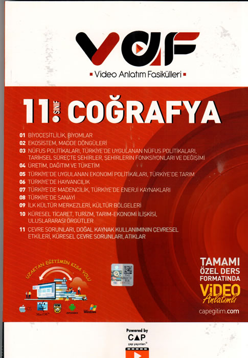 VAF 11.SINIF FASİKÜL COĞRAFYA - 2021
