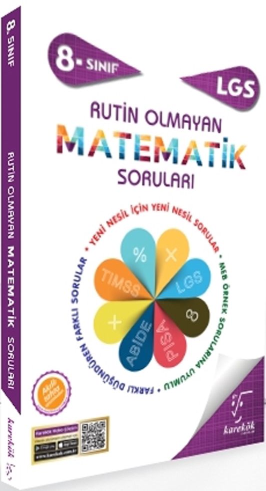 8.SINIF LGS RUTİN OLMAYAN MATEMATİK SOR.-