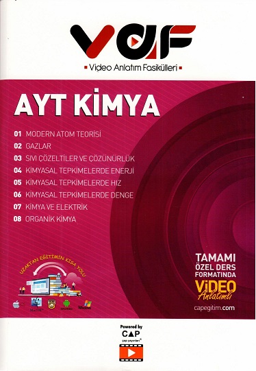 VAF YKS AYT FASİKÜL KİMYA - 2022-23