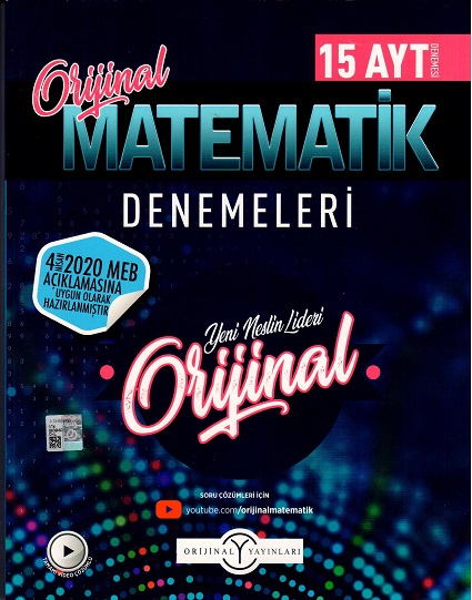ORİJİNAL YKS AYT I.DÖNEM DENEME MATEMATİK - 2020