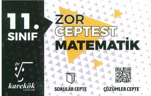 11.SINIF MATEMATİK CEP TEST ZOR  -