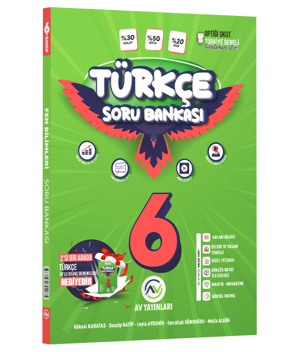 6.SINIF AV S.B. BRANŞ DNM HEDİYE TÜRKÇE - 24-25