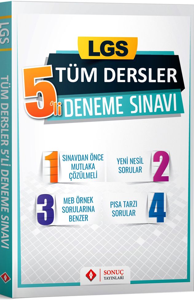 LGS TÜM DERSLER 5 Lİ DENEME 