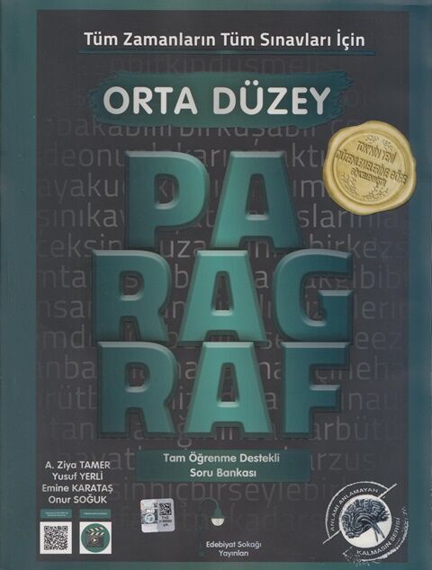 E.SOKAĞI ORTA DÜZEY SORU BANKASI PARAGRAF - 25-26