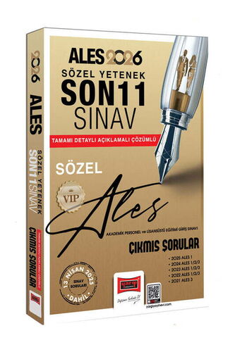 2026 ALES VIP Sözel Yetenek Son 11 Sınav Çıkmış S.