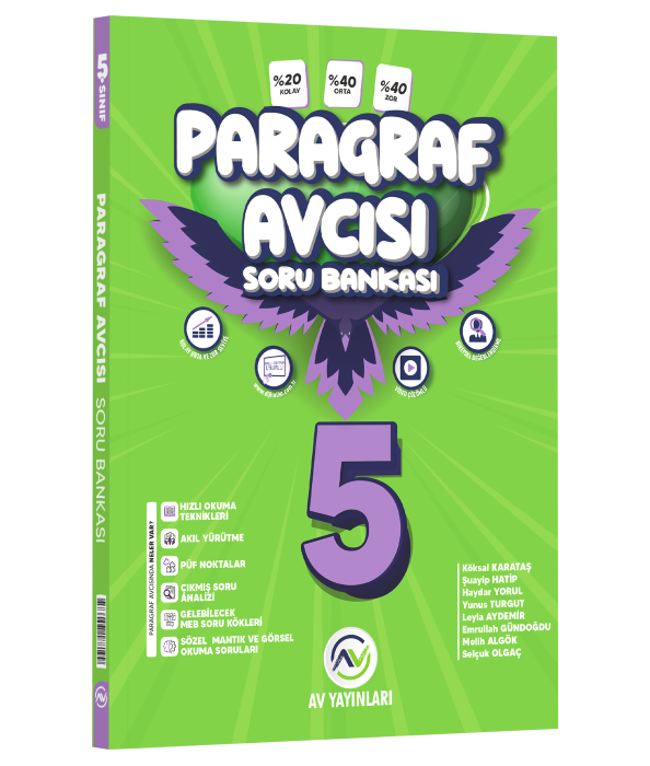 5.SINIF AV SORU BANKASI PARAGRAF - 2024-25