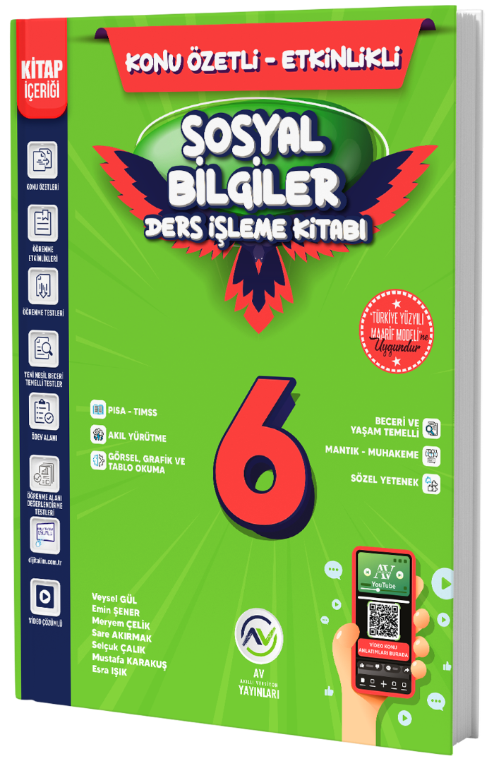 6.SINIF AV DERS İŞLEME KİTABI SOSYAL BİLGİ - 25-26