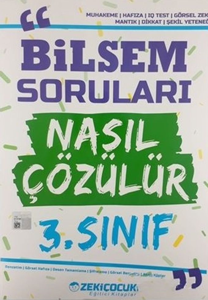 3.SINIF BİLSEM SORULARI NASIL ÇÖZ.-İADESİZ-2023
