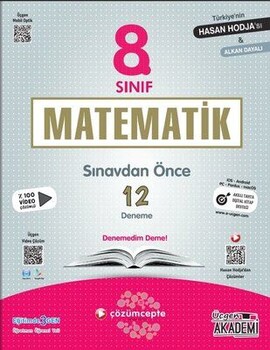 8.SINIF MATEMATİK 12 Lİ DENEME -