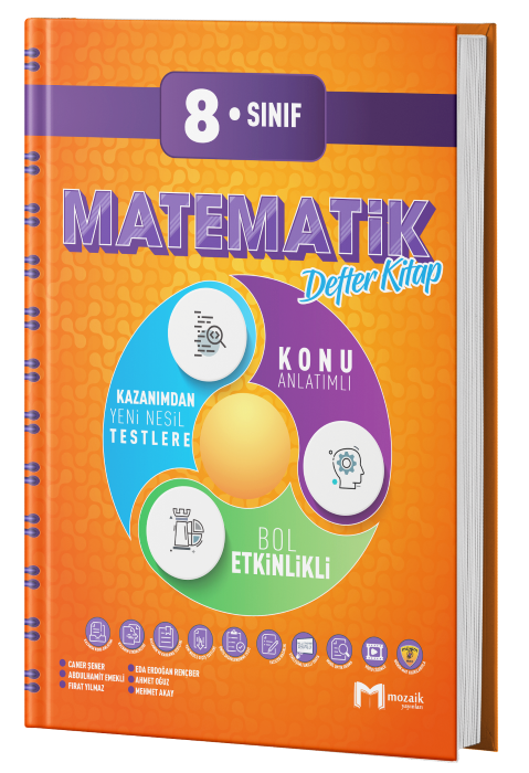 8.SINIF MOZAİK DEFTER MATEMATİK - 2024-25