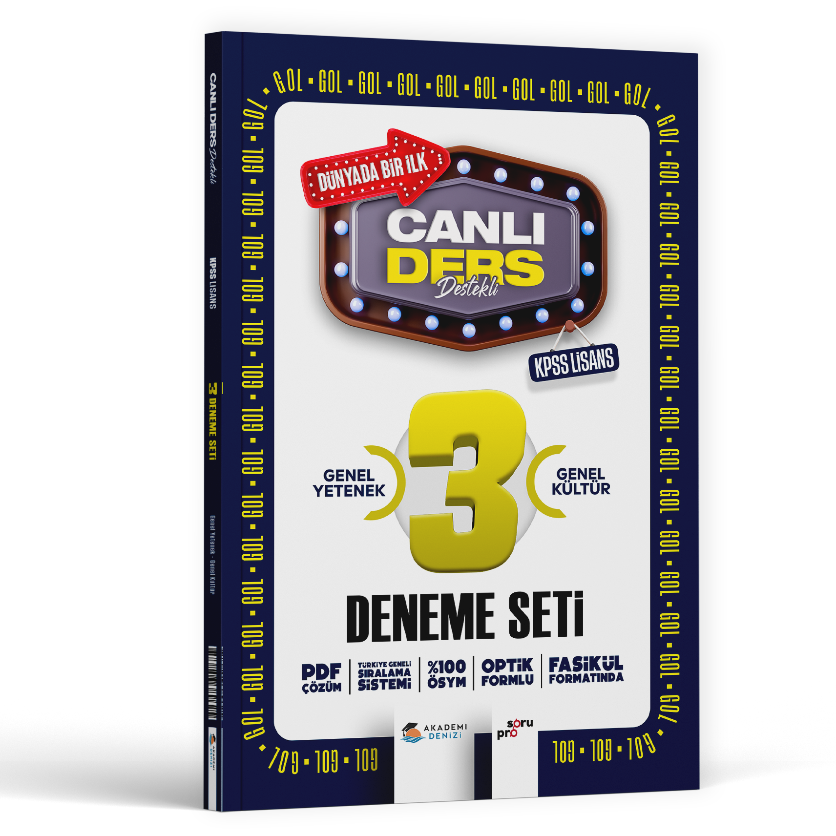 KPSS CANLI DERS GOL 3 LÜ LİSANS DNM SETİ - 2025-26