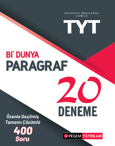 TYT Bİ DÜNYA PARAGRAF 20 Lİ DENEME -