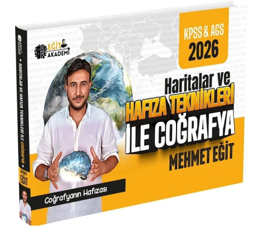 MEB AGS KPSS MEHMET EĞİT HARİTALAR HAFIZA -2026
