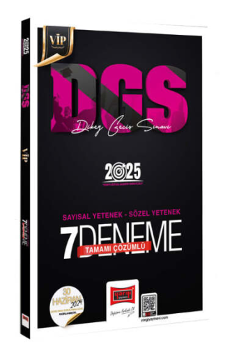 DGS VİP SAYISAL SÖZL.YET TAM.ÇÖZ.- 7 DEN. -2025