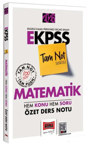 EKPSS TAM NOT SRS MATEMATİK HEM KONU SORU -2025