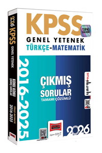 KPSS GY Türkçe Matematik 2016-2026 ÇS -2026