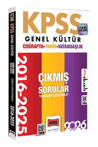 KPSS Genel Kültür Tarih-Coğrafya-Vatandaşlık -2026