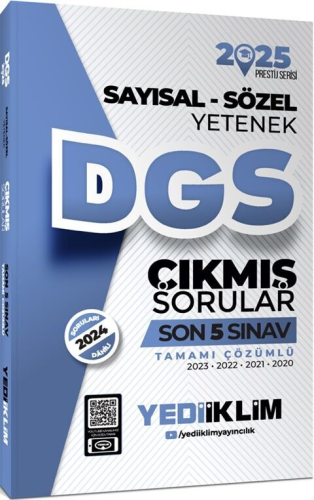 DGS SAY/SÖZ SON 5 SNAV ÇIKMIŞ SORU-2025