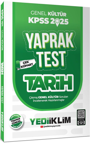 KPSS GK TARİH YAPRAK TEST-2025