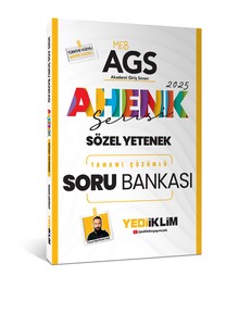 MEB AGS AHENK SÖZEL YET.SORU -2025