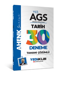 MEB-AGS AHENK TARİH 30 DENEME -2025