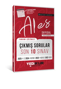 ALES SAYISAL YET.10 SINAV ÇIKMIŞ SR-2026