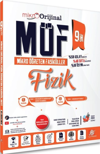 MİKRO ORİJİNAL 09.SINIF MÖF SET FİZİK - 24-25