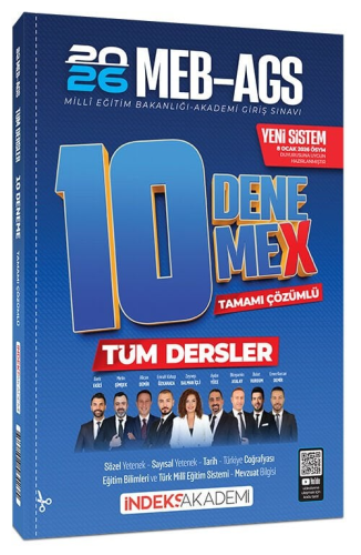 2026 MEB-AGS TÜM DERSLER 10 DENEMEX -2026