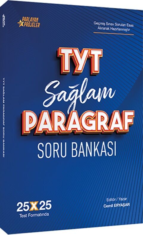 TYT Sağlam Paragraf Soru Bankası 25x25 Deneme