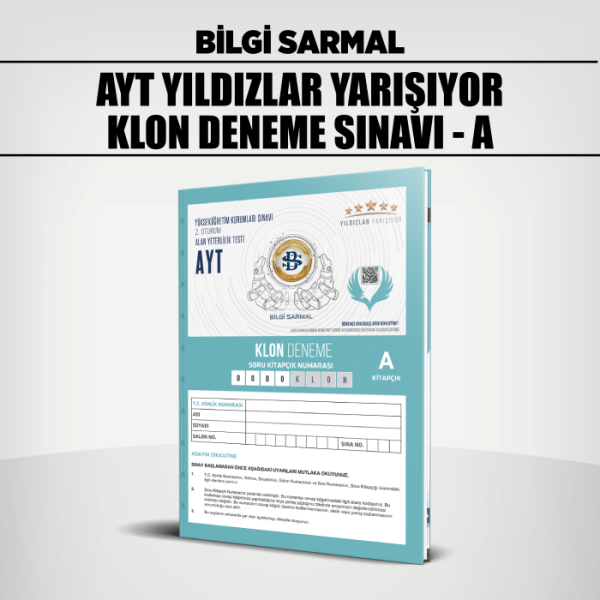 YILDIZLAR YKS AYT KLON DENEME SINAVI 2-A - 25-26
