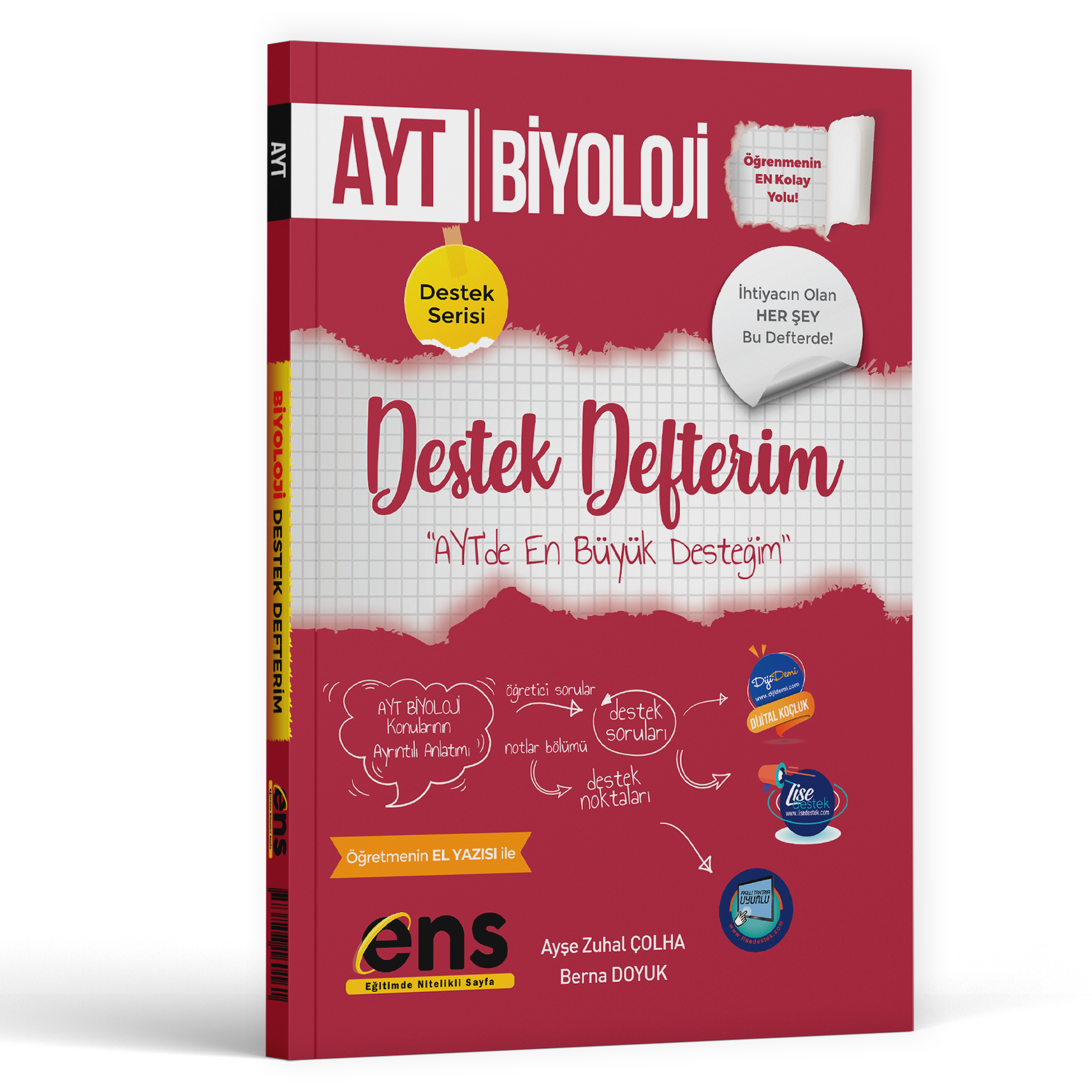 ENS YKS AYT DESTEK DEFTERİM BİYOLOJİ - 2024-25