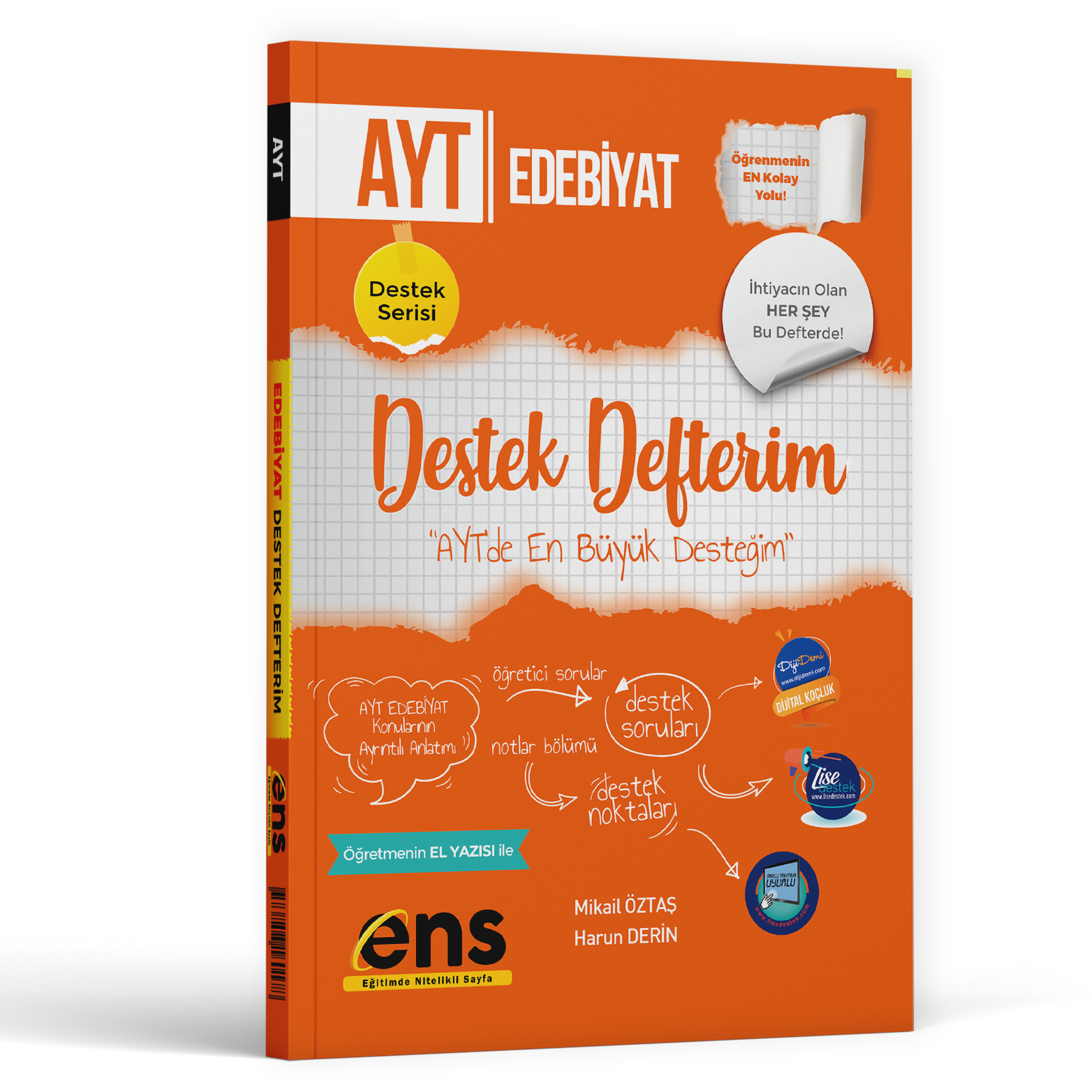 ENS YKS AYT DESTEK DEFTERİM T.EDEBİYATI - 2025-26