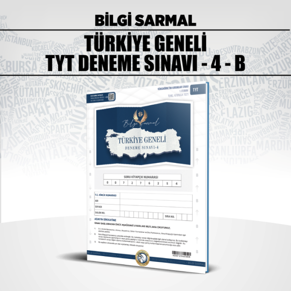 B.SARMAL TYT TÜRKİYE GENELİ SNV 4-B - 2025-26