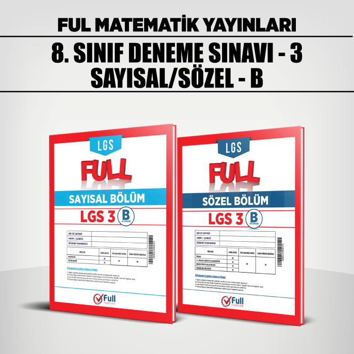 FULL 08.SINIF DENEME SINAVI SY/SZ 3-B - 25-26