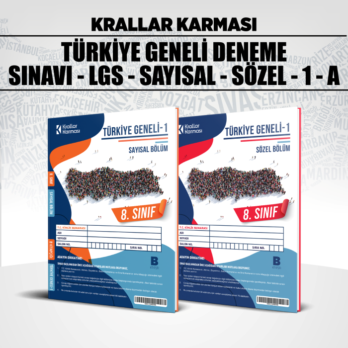 KRALLAR 08.SINIF TÜRKİYE GENELİ SAY/SÖZ 1-B -25-26