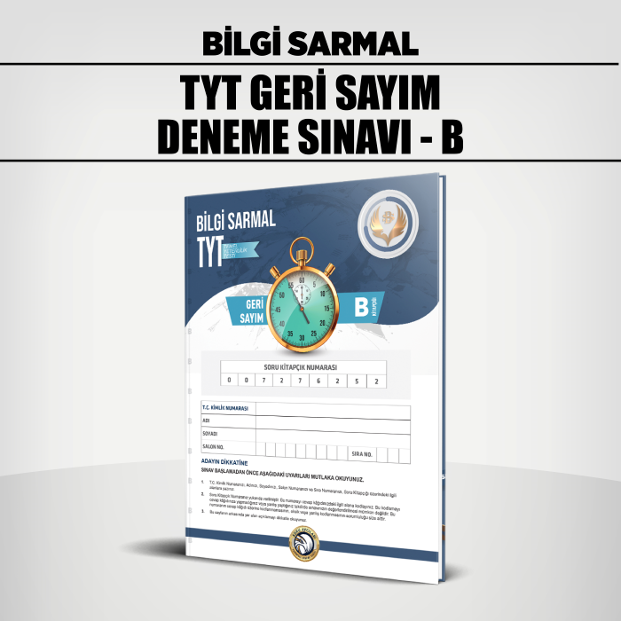 GERİ SAYIM B.SARMAL TYT DNM KLB 1-B - 26