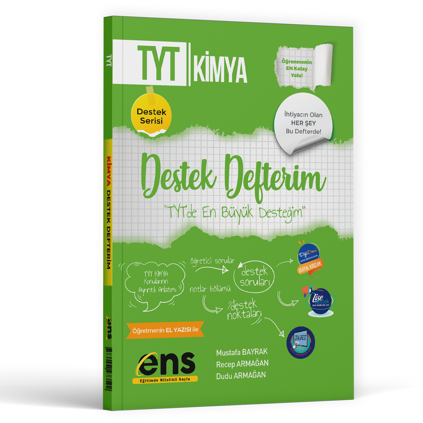 ENS TYT DESTEK DEFTERİM KİMYA - 2024-25