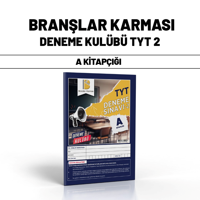 BRANŞLAR KRM TYT DENEME KULÜBÜ SNV 2-A - 24-25