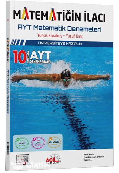 ACİL YKS AYT DENEME 10LU MATEMATİĞİN İLACI - 25-26