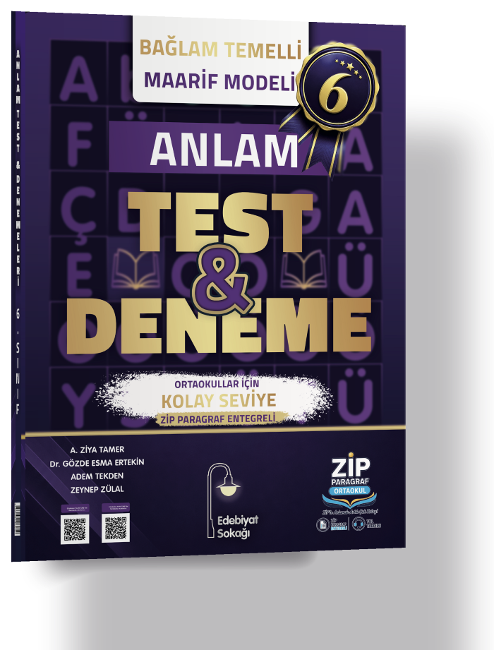 E.SOKAĞI 6.SINIF MAARİF TEST DENEME ANLAM - 26-27