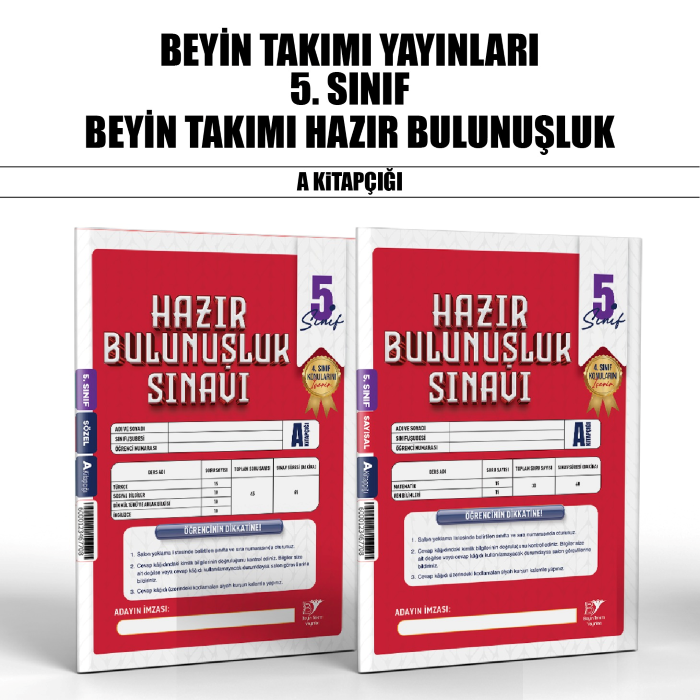 BTAKIMI 05.SINIF HAZIR BULUNUŞLUK SINAVI A - 26-27