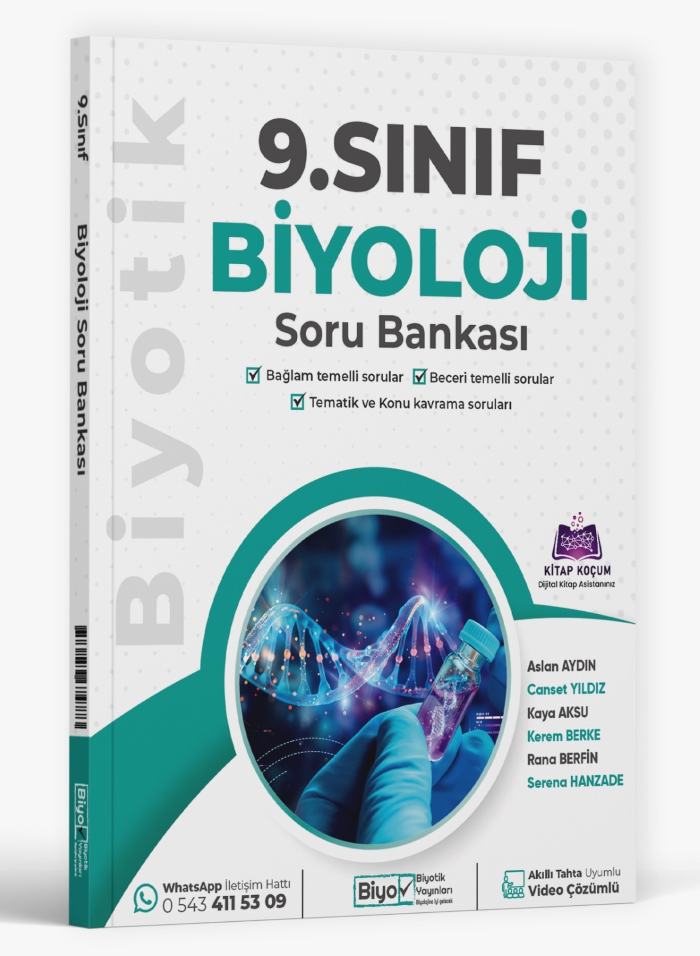 BİYOTİK 09.SINIF SORU BANKASI BİYOLOJİ - 2026-27
